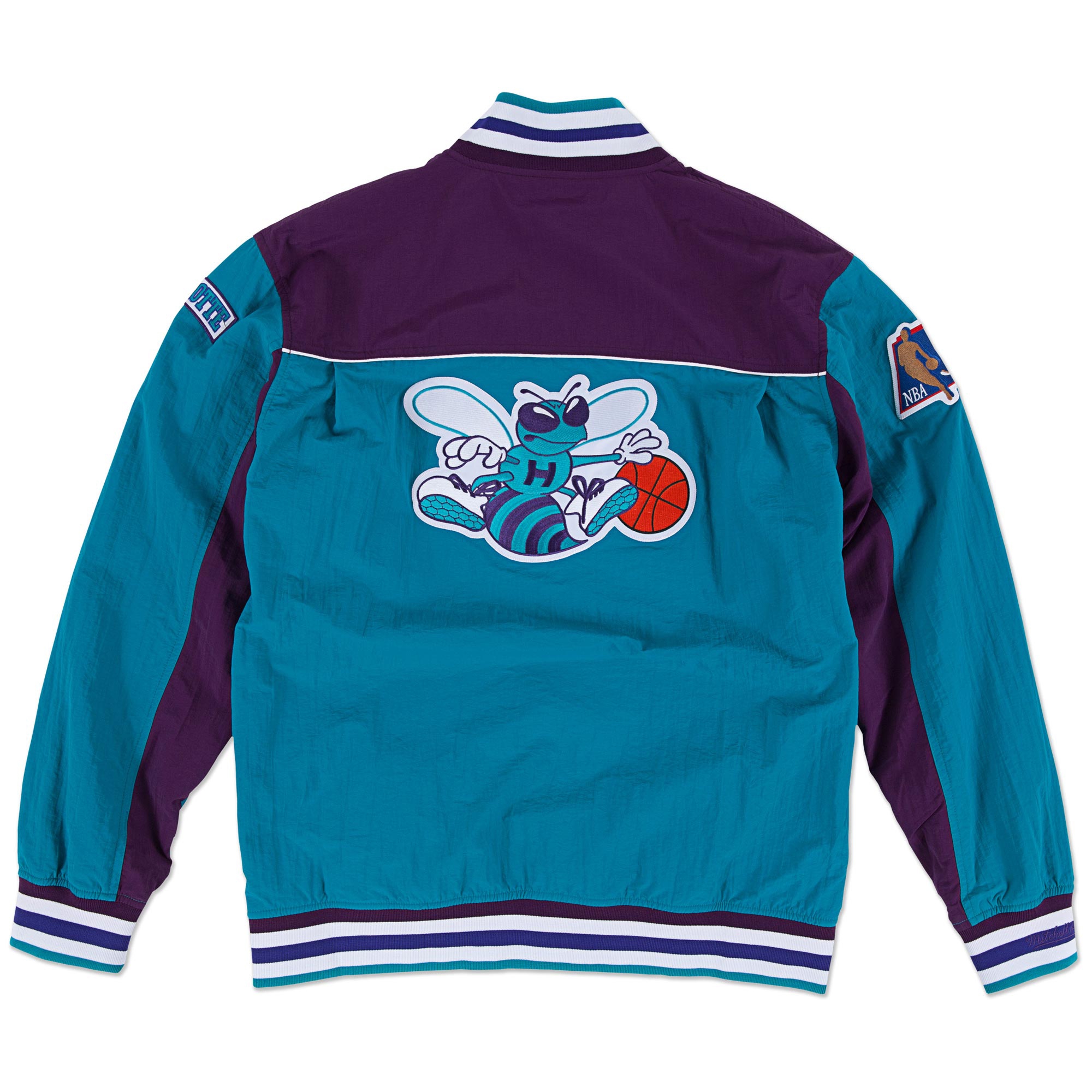 Charlotte Hornets 1996-97 Authentic Warm Up NBA Jacket Teal