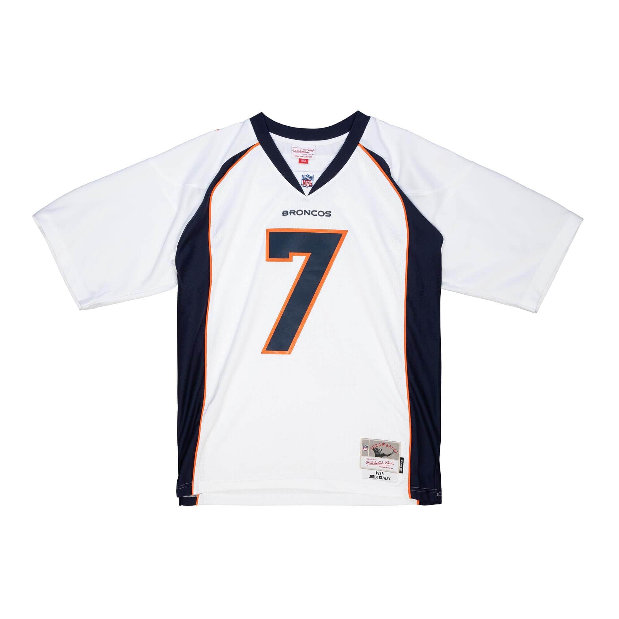 John Elway #7 Denver Broncos 1998 Mitchell & Ness Legacy NFL Jersey White