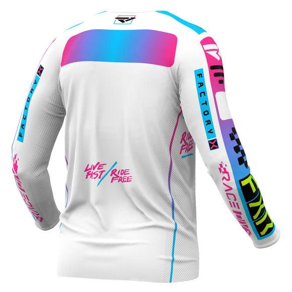 FXR PODIUM GLADIATOR 24 2024 cross jersey - WhiteRef: FXR0465