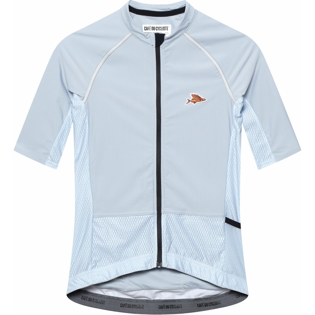 Café du Cycliste Magda Short Sleeve Jersey Women - horizon grey