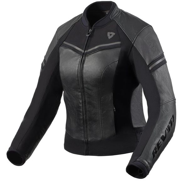 Blouson Moto Rev it MEDIAN LADIES - FEMME - Noir / GrisRef : RI1213-C5551