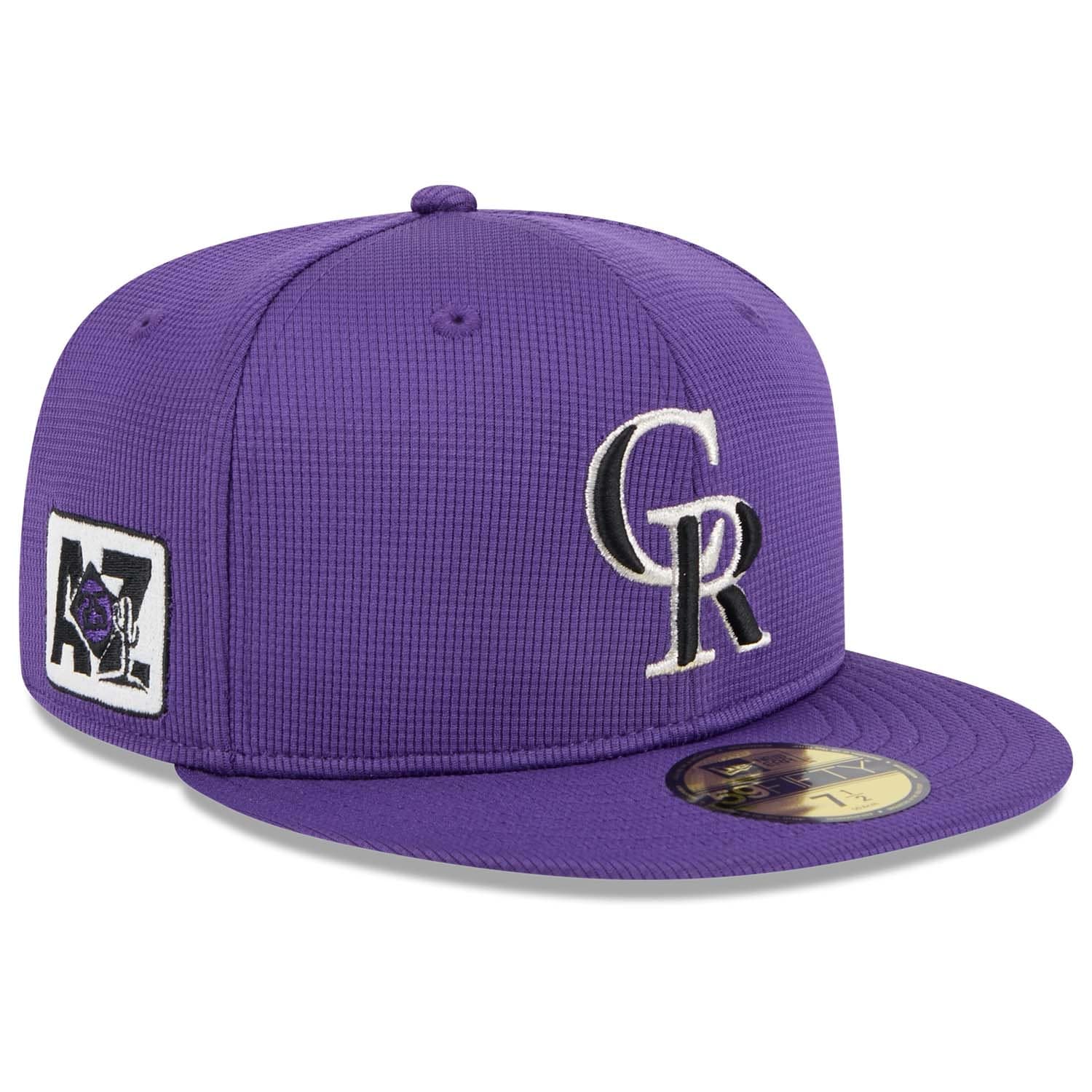 Colorado Rockies 2025 MLB Spring Training 59FIFTY Fitted Cap Purple