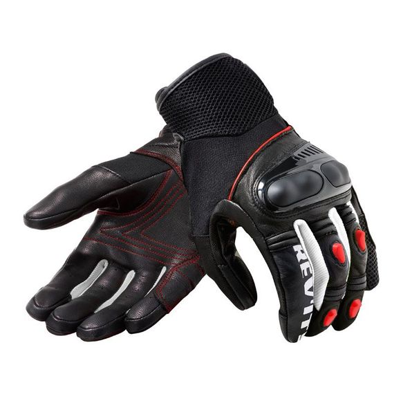 Gants Rev it METRIC NEON - Noir / RougeRef : RI1120