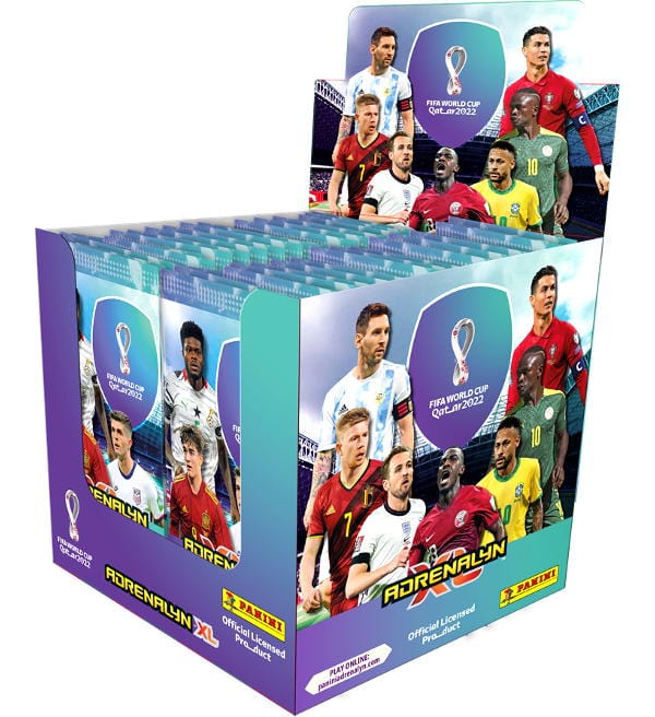 Panini World Cup 2022 Adrenalyn XL - 3 Boxes INT (=150 Packets)