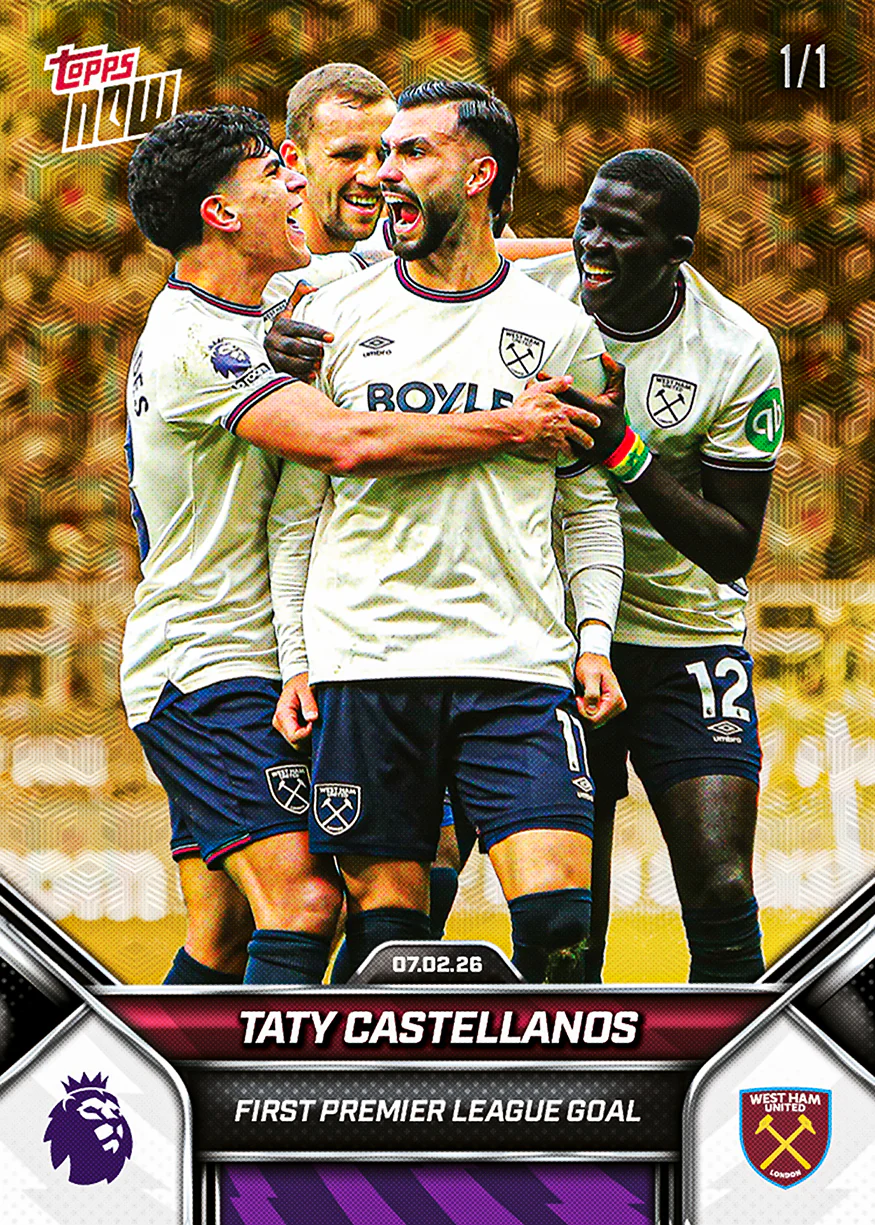 Taty Castellanos - 2025-26 Premier League Topps NOW® - Card 130 - PR: 305