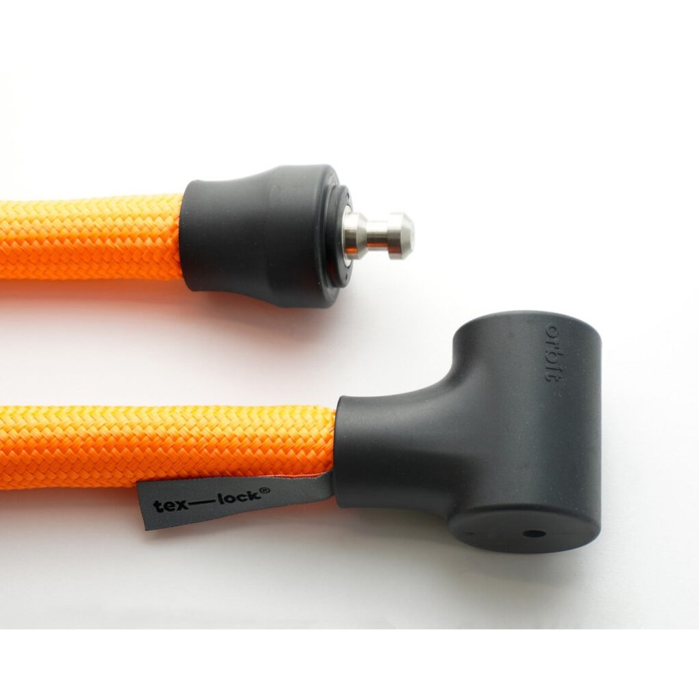 tex–lock orbit Cable Lock - 120cm - acid orange
