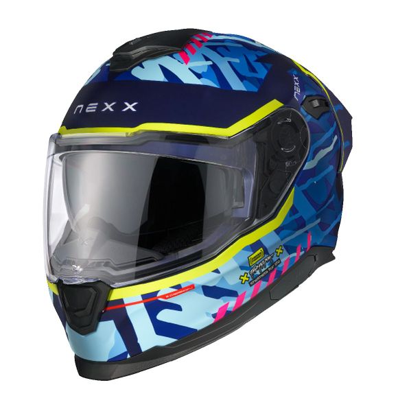 An integral helmet Nexx Y.100R - Urbangram - BlueRef: Ne0618 Cibma