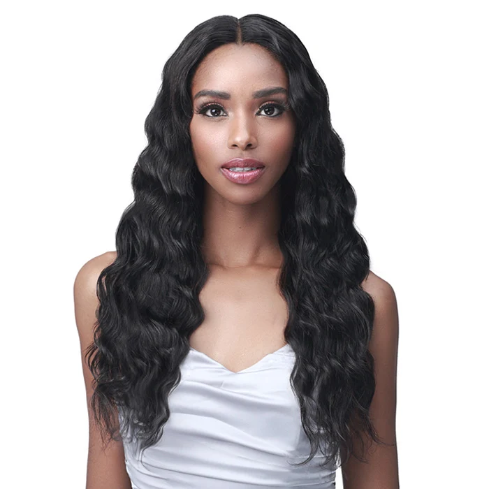 Bobbi Boss 100% Unprocessed Remy HD Lace Bundle Hair Wig - LOOSE DEEP 24