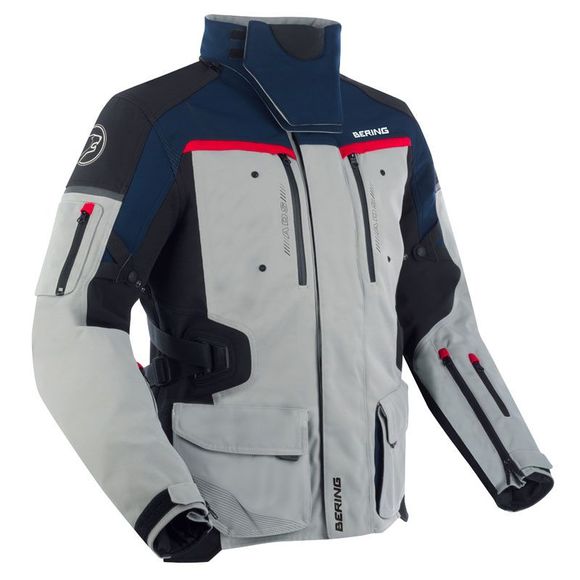 Veste Moto Bering FREEWAY - Gris / BleuRef : BR1490-C63913