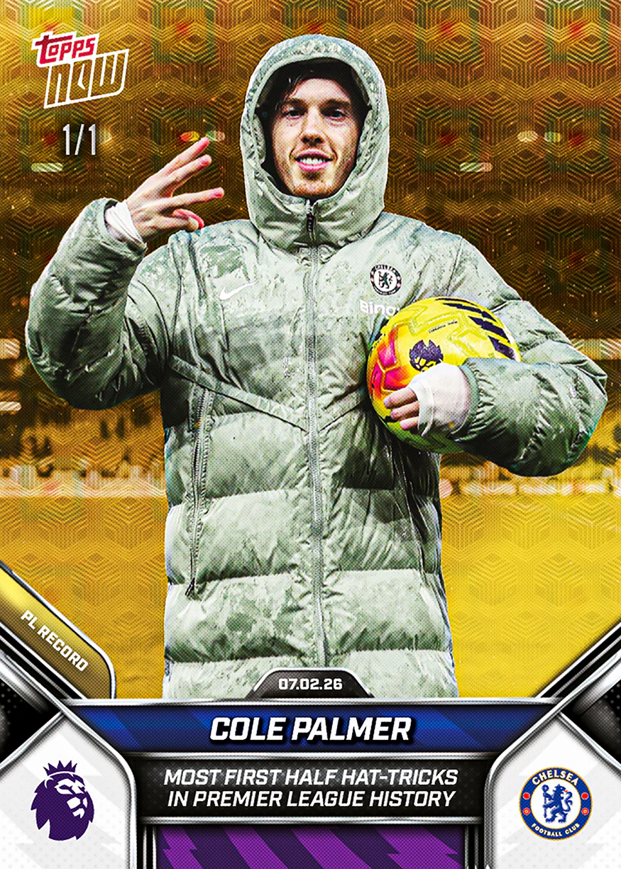 Cole Palmer - 2025-26 Premier League Topps NOW® - Card 131 - PR: 2013