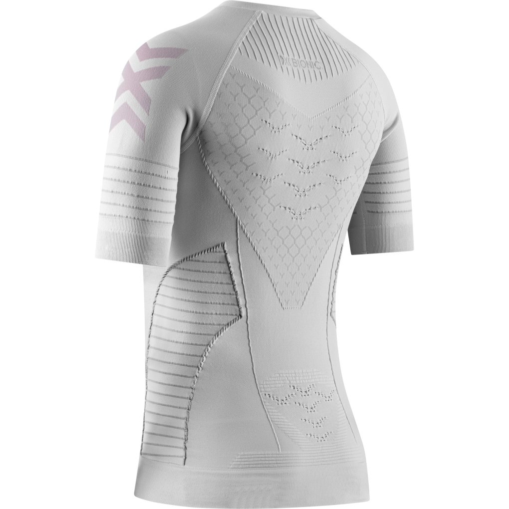 X-Bionic Twyce Race Short Sleeve Shirt Women - arctic white/pearl grey