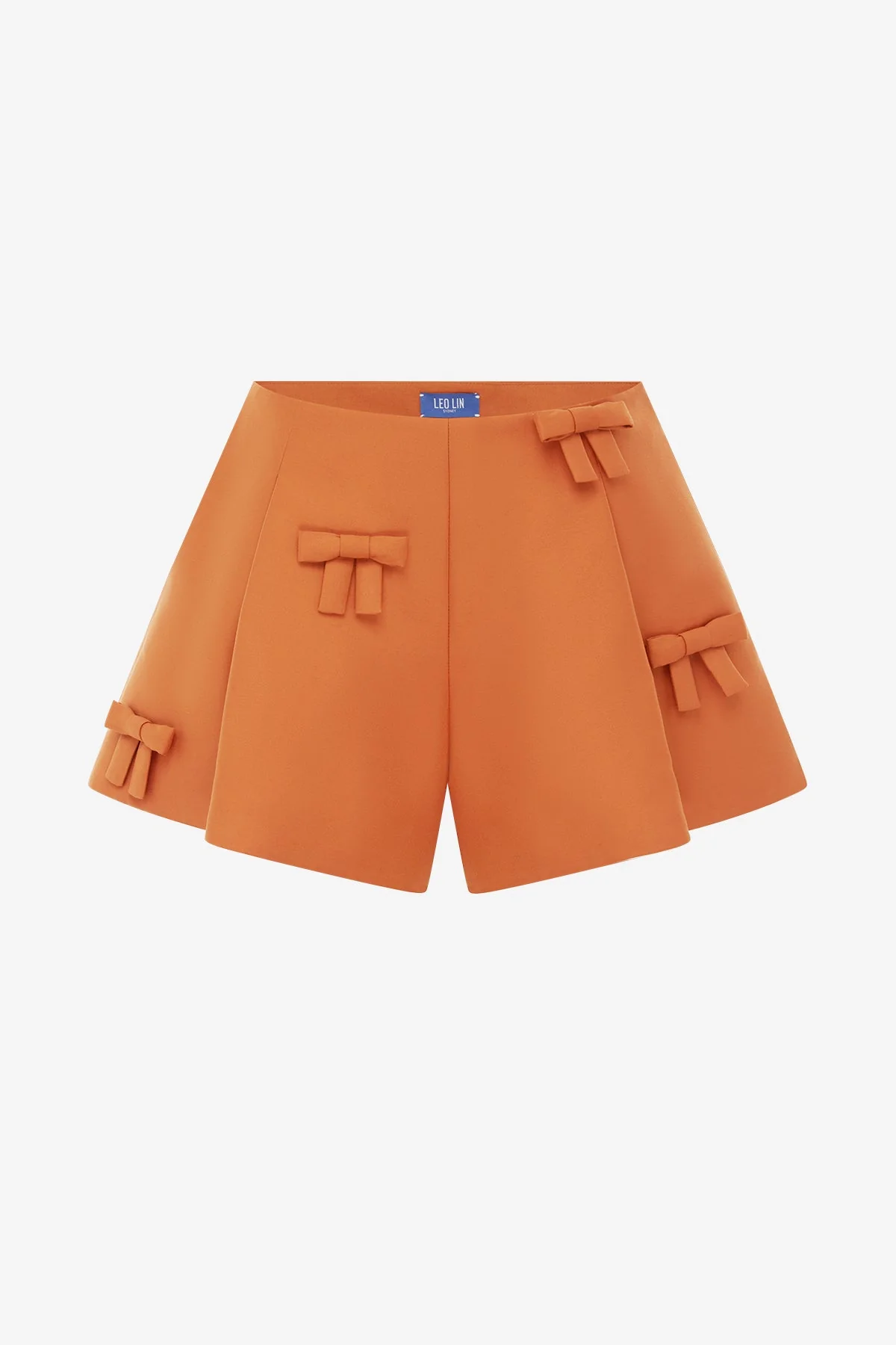 Abby Bow Shorts - Ochre