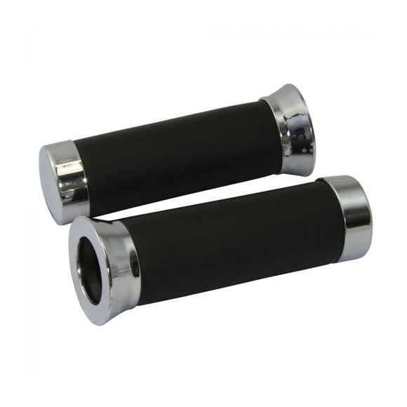 Bike It handlebar grips 25 mm left, 28 mm right Universal - GrayRef: Bik0733 / Grpfch25