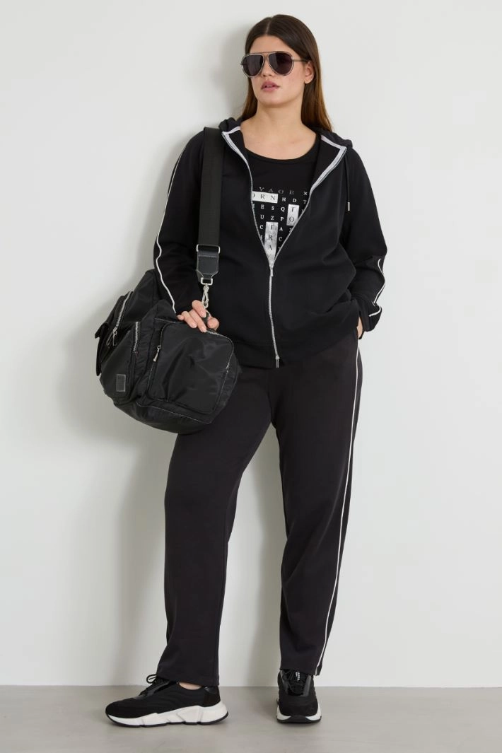 Jersey trousers - BLACK