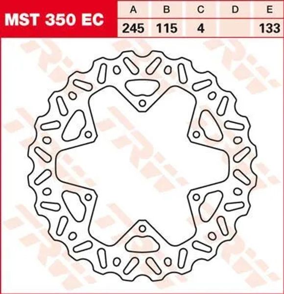 Wave Trw EC Series Brake DiscRef: Trw00362A / 17111039