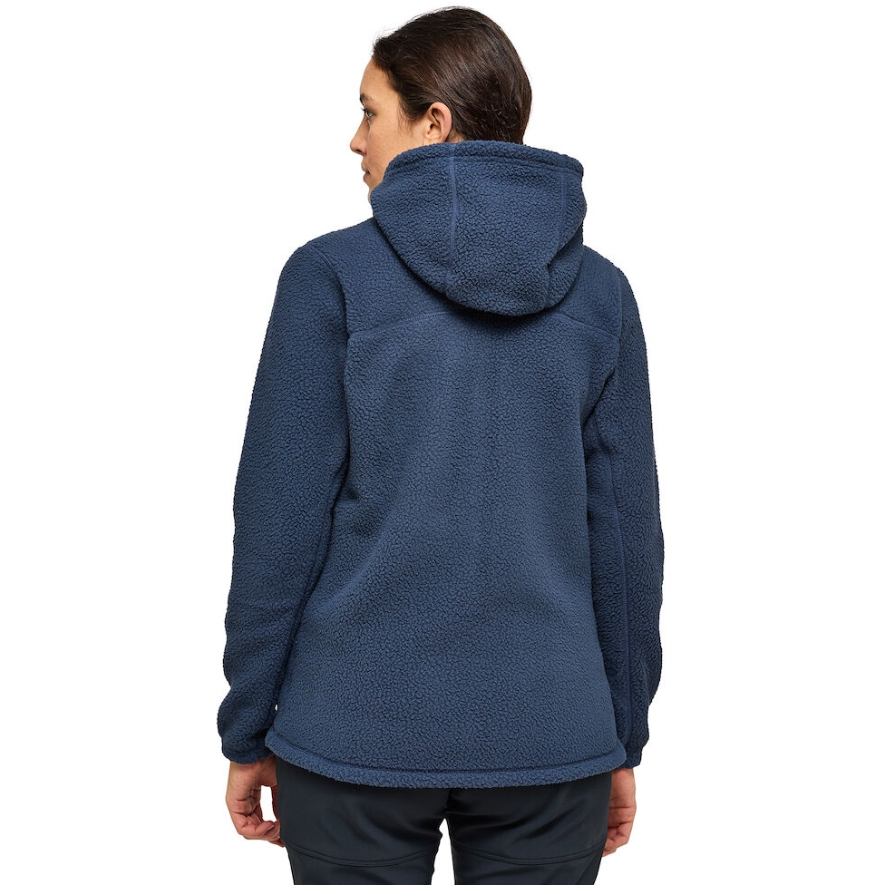 Haglöfs Malung Pile Hood Jacket Women - tarn blue 3N5