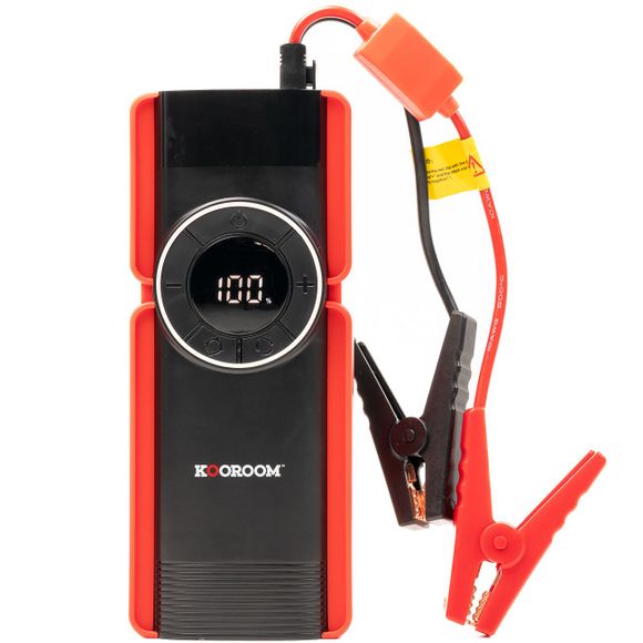 Kooroom Battery Booster Universal Wireless Autonomous Compressor - Black / RedRef: KOR0210