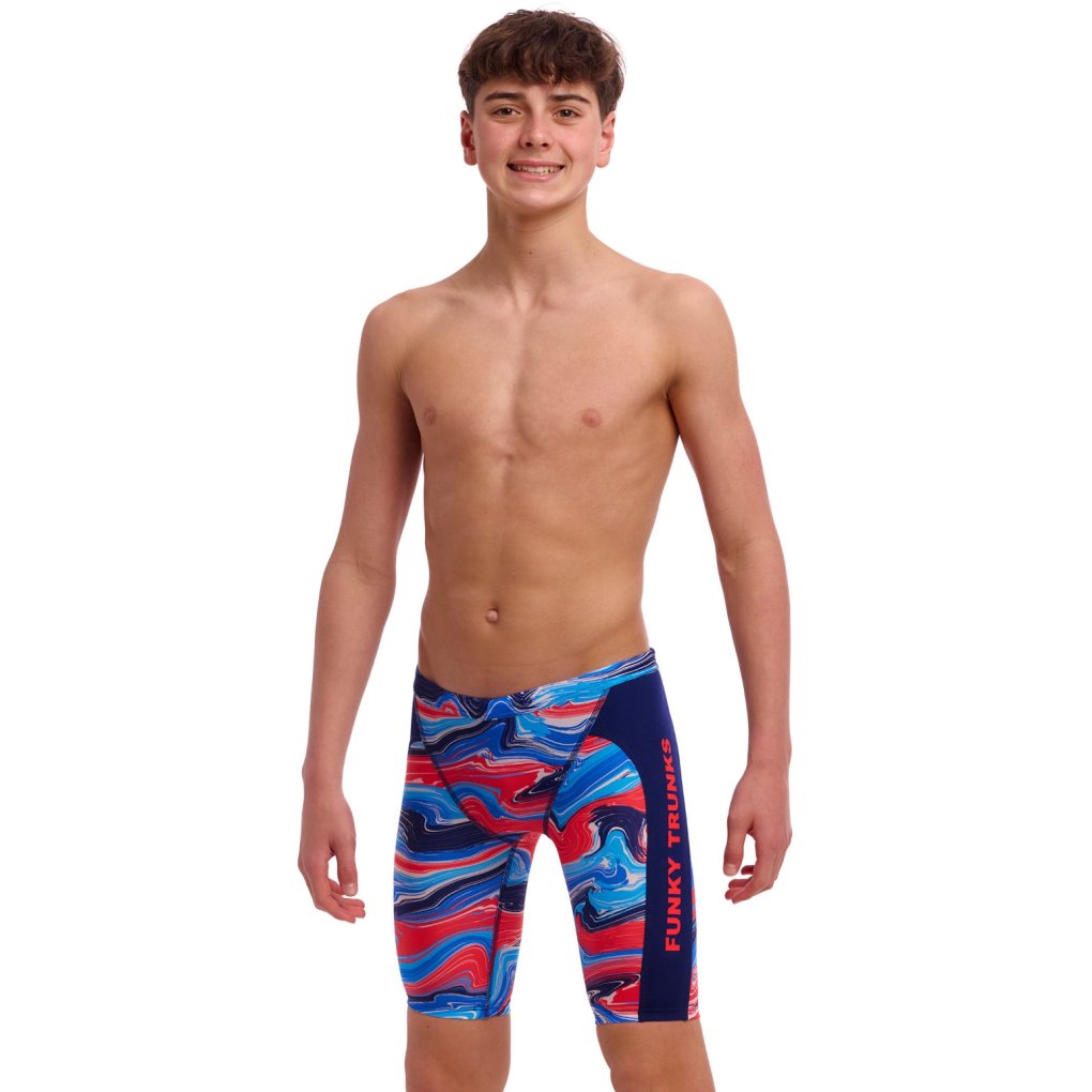 Funky Trunks Training Eco Swim Jammers Boys - Wave Craze