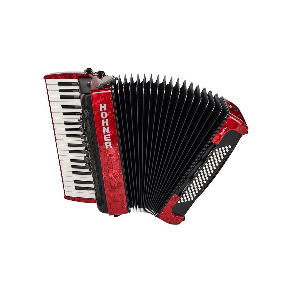 Hohner Bravo III 80 Red silent key – Thomann Ireland