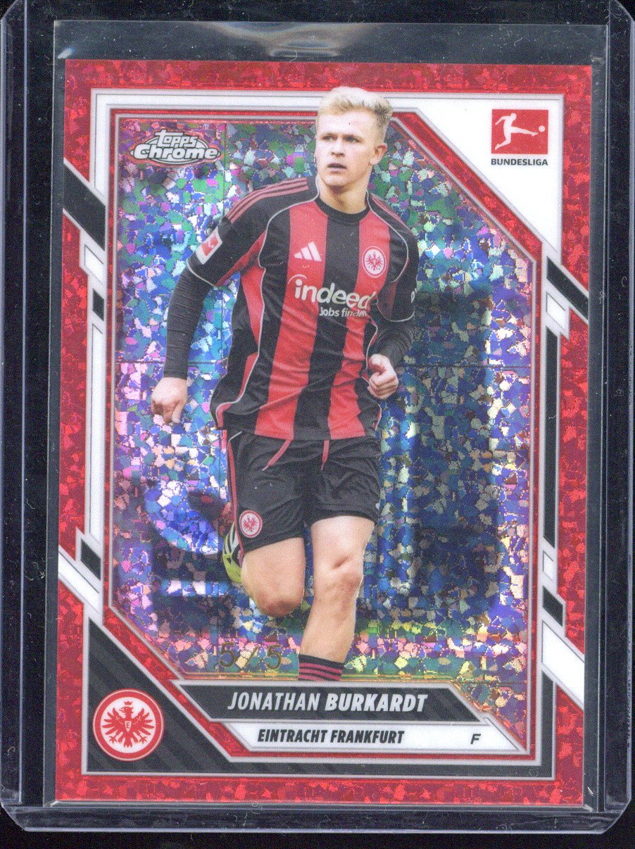 2025-26 Topps Chrome Bundesliga Jonathan Burkhardt /5