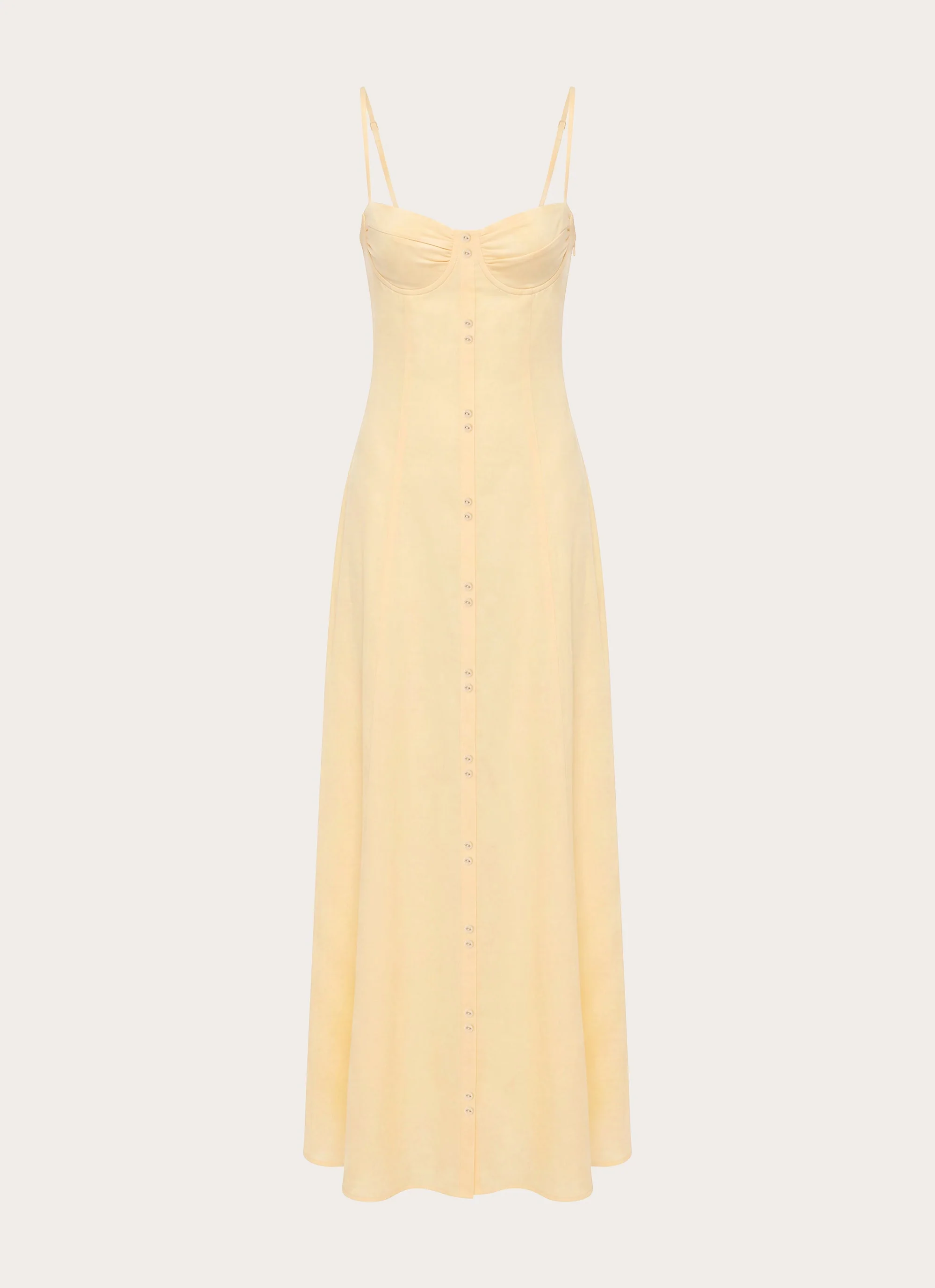 Samah Maxi Dress - Lemon