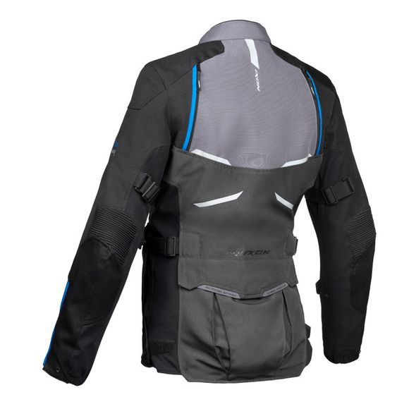 Ixon Eddas Lady Motorcycle Jacket - Woman - Gray / BlueRef: IX1440-C54609