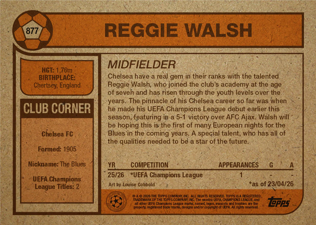 Reggie Walsh - UCC Living Set® - Card 877