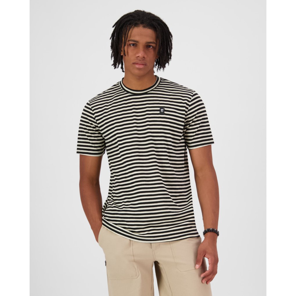 Mons Royale Icon Merino T-Shirt Men - mr stripe