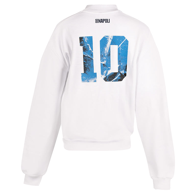 SSC Napoli Marechiaro White Sweater
