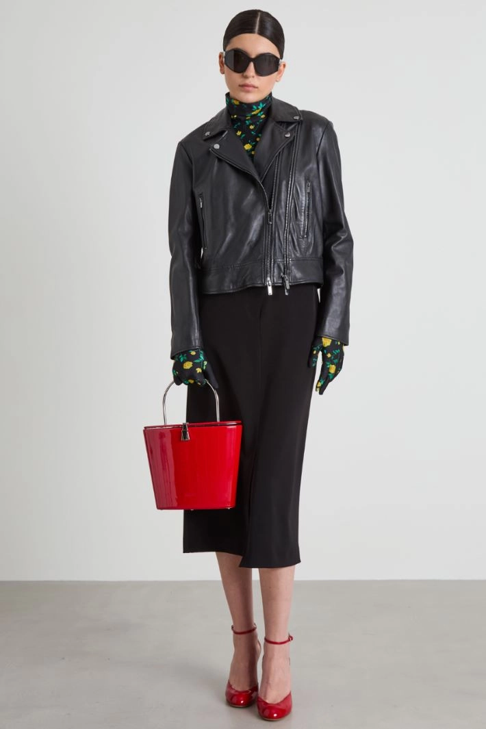 Straight skirt - BLACK