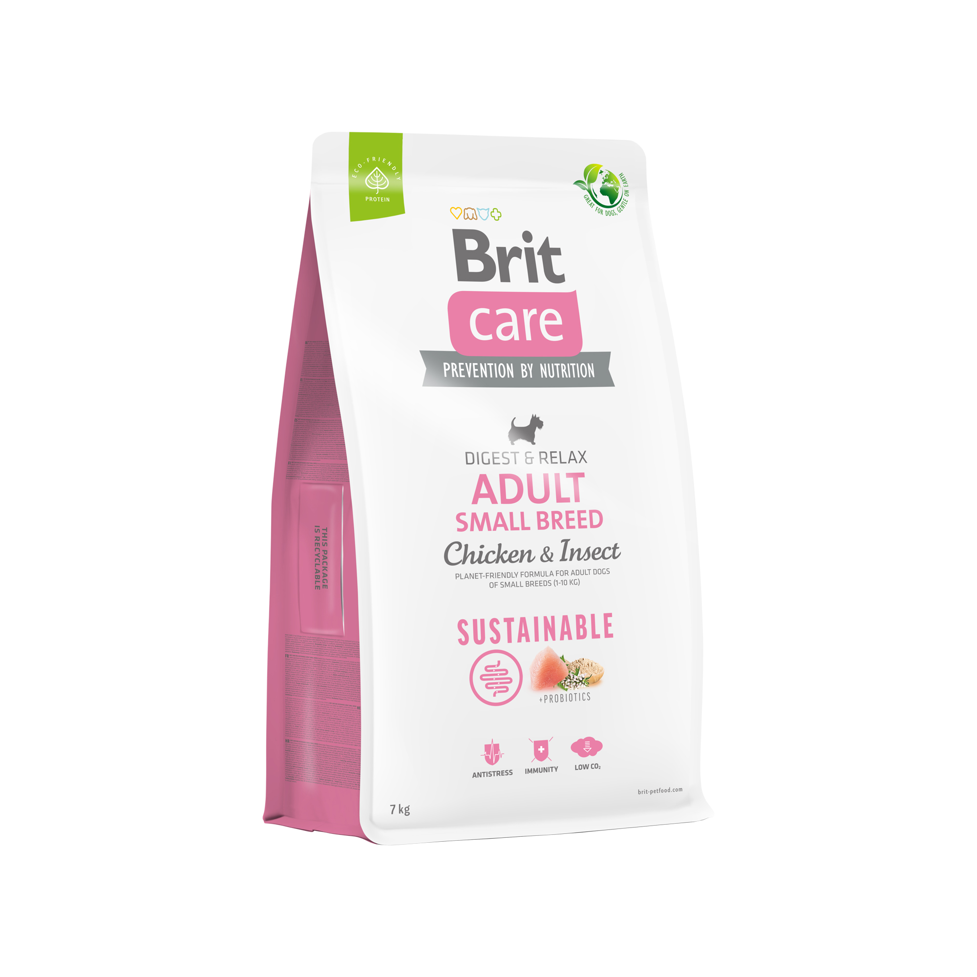 Brit Care - Dog - Sustainable Adult Small Breed - Chicken & Insect - 3 kg