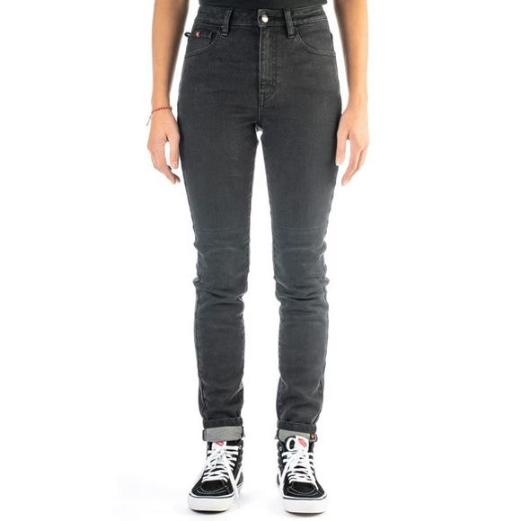 Jean Moto Riding Culture Hight Waut - Skinny - BlackRef: RID0019