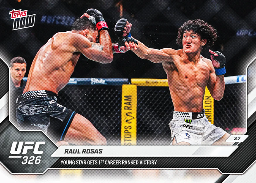 Raul Rosas - 2026 UFC Topps NOW® - Card 9