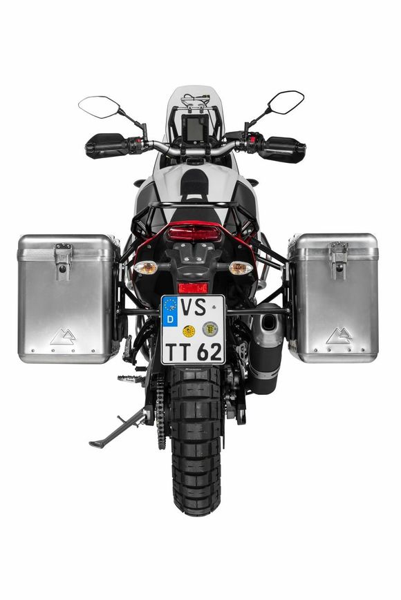 Touratech ZEGA Mundo 38/45 suitcase - Gray support included - AluminumRef: Trt01959A / 01-632-6135-0