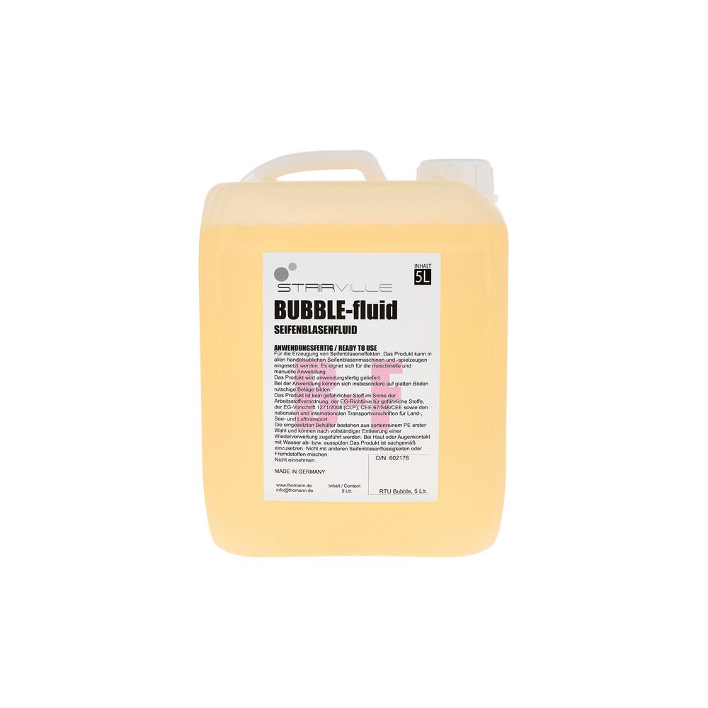Stairville RTU Bubble Fluid 5L – Thomann Ireland