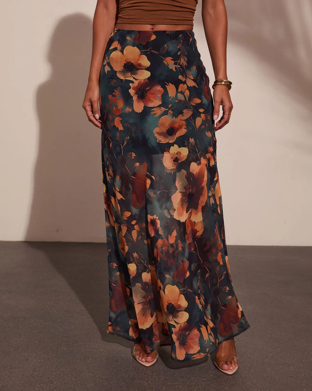 Rominah Floral Maxi Skirt