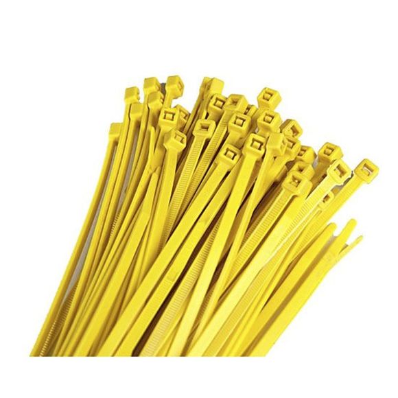 Colliers de serrage R-tech Nylon 4,8x280mm - 100pcs Universel - JauneRef : RTH0029