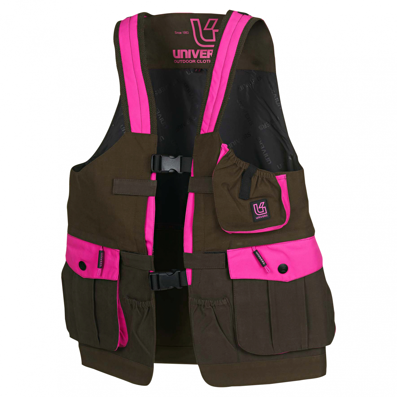 Microfiber U-Tex Hunting Vest Women (Olive\/Pink)