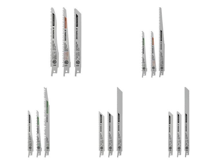 Set de lame de scie sabre, 3 pièces