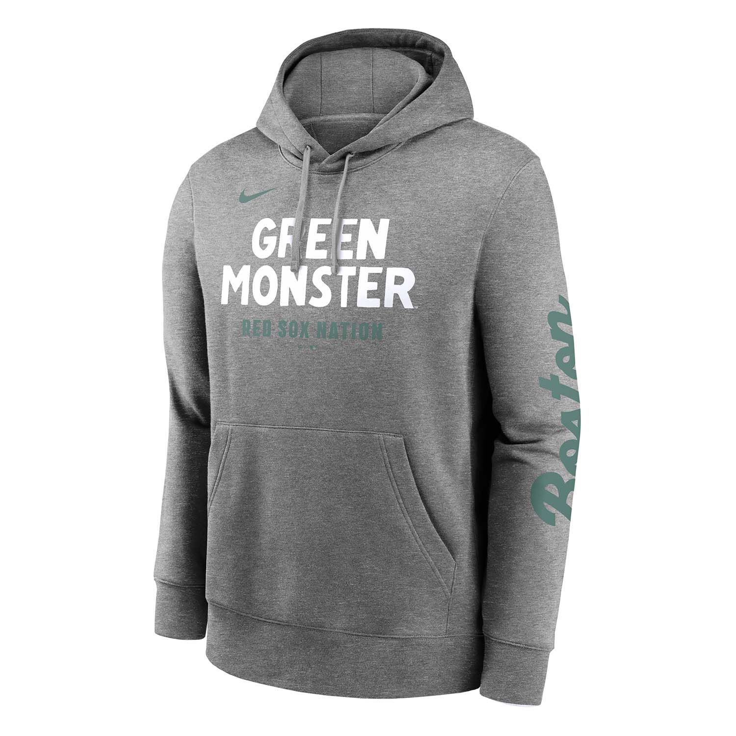 Boston Red Sox City Connect Nike French Terry Club Hoodie Gray