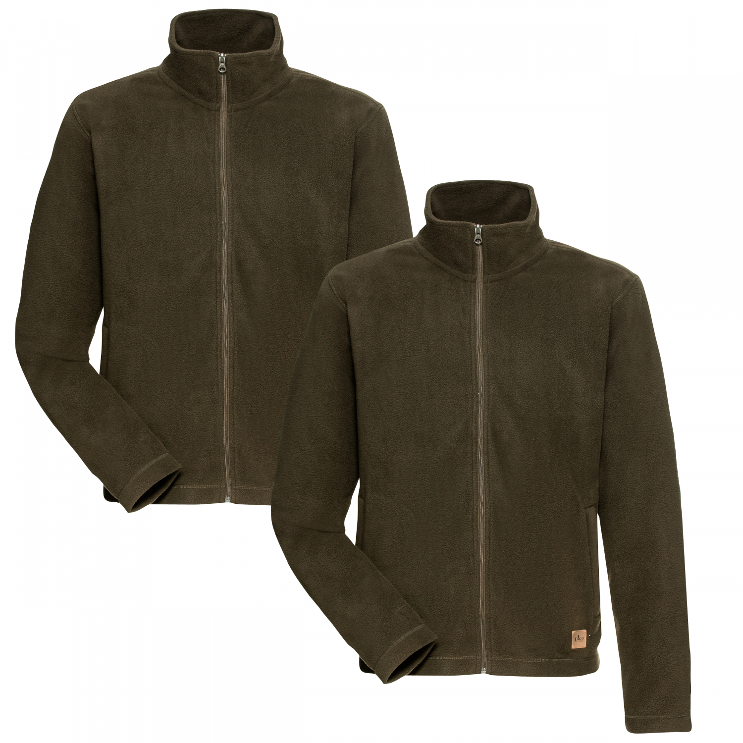 il Lago Prestige Set Of 2: Arctic F280 Fleece Jacket Men (Olive)