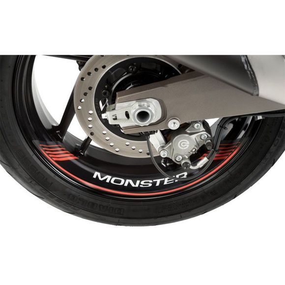 Filet de jantes Puig MODELE DUCATI MONSTER Universel - RougeRef : 5527 / 5527R