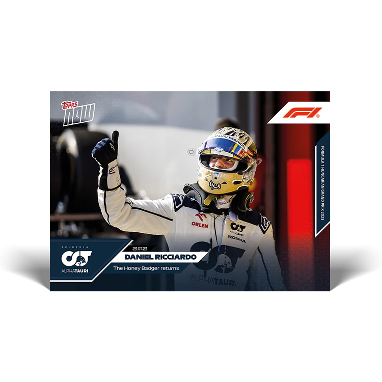 Topps UK - The Honey Badger returns - F1 TOPPS NOW® Card #35