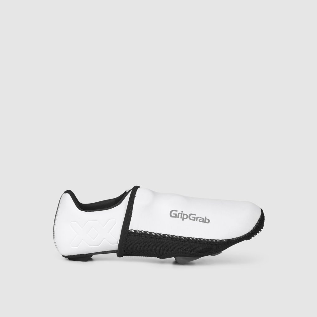 GripGrab PACR Windproof Road Toe Covers - White