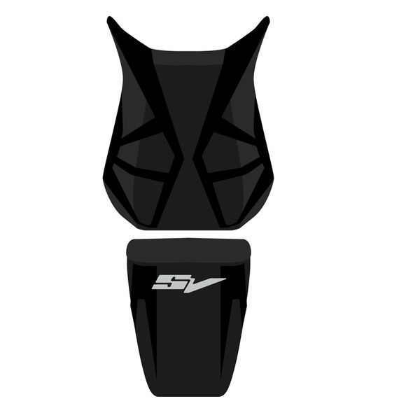 Housse de selle Bagster Noir/Noir Mat/Lettres Grises clairesRef : 2167Q