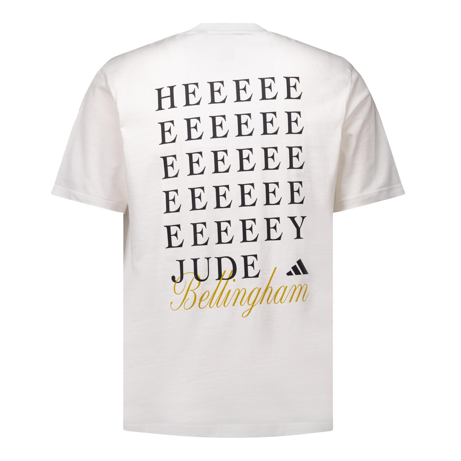 Mens T-Shirt Bellingham adidas Magic Moments White