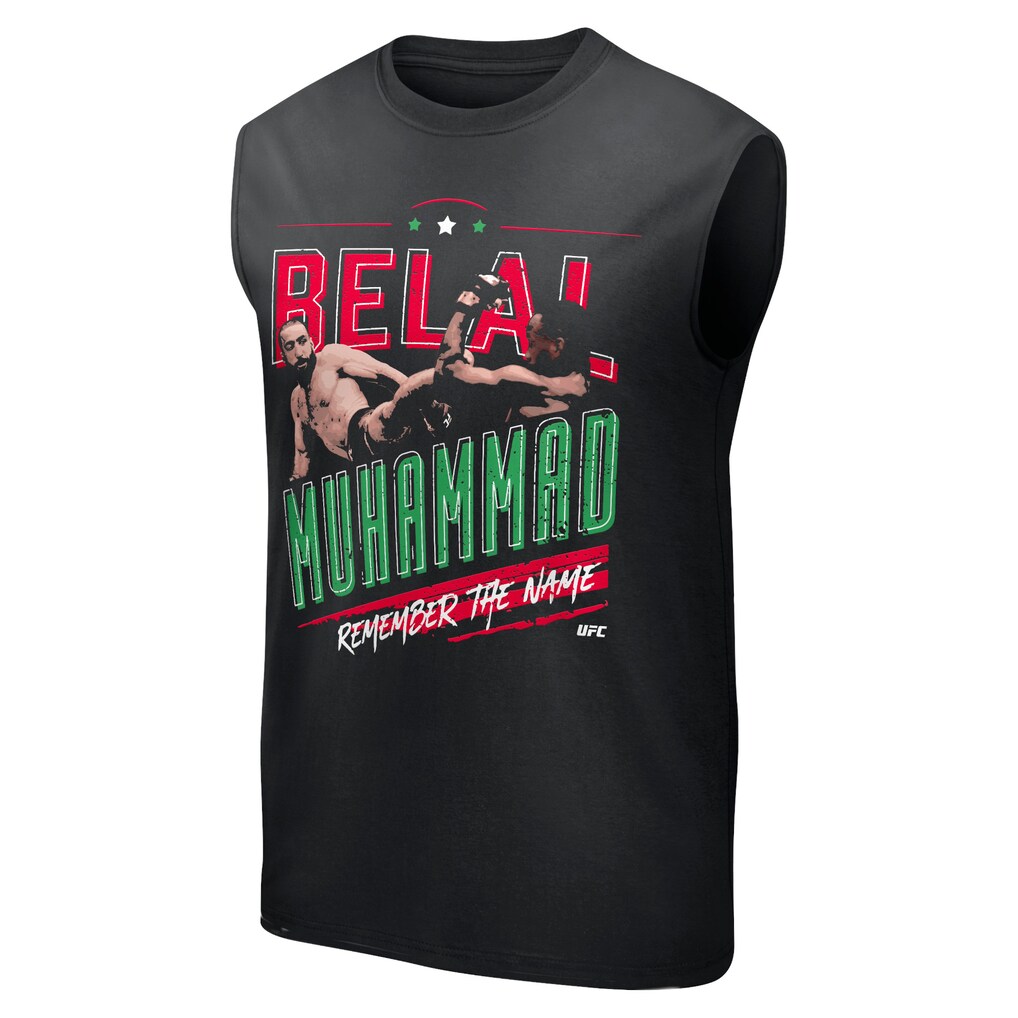UFC Belal Muhammad Remember The Name Tank - Black - Mens