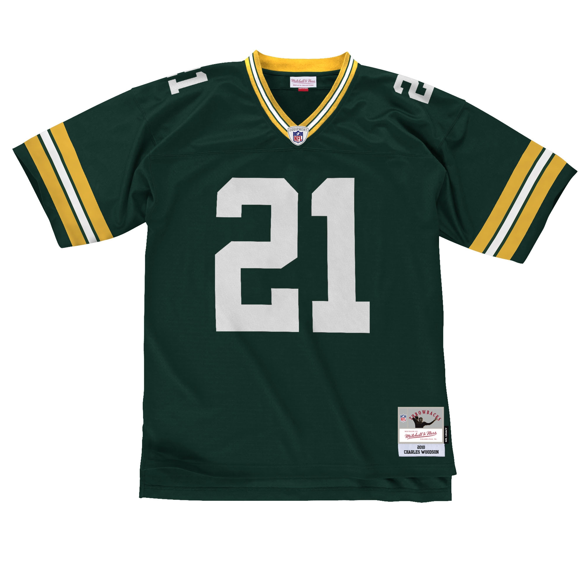 Charles Woodson #21 Green Bay Packers Legacy Throwback NFL Jersey Green