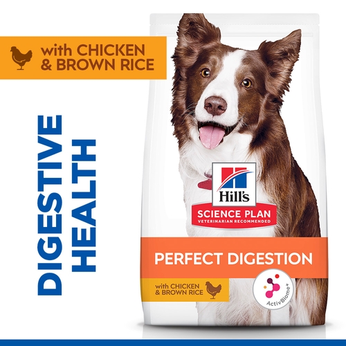 Hill's Science Plan Adult Perfect Digestion Medium Dog Food - 2.5kg