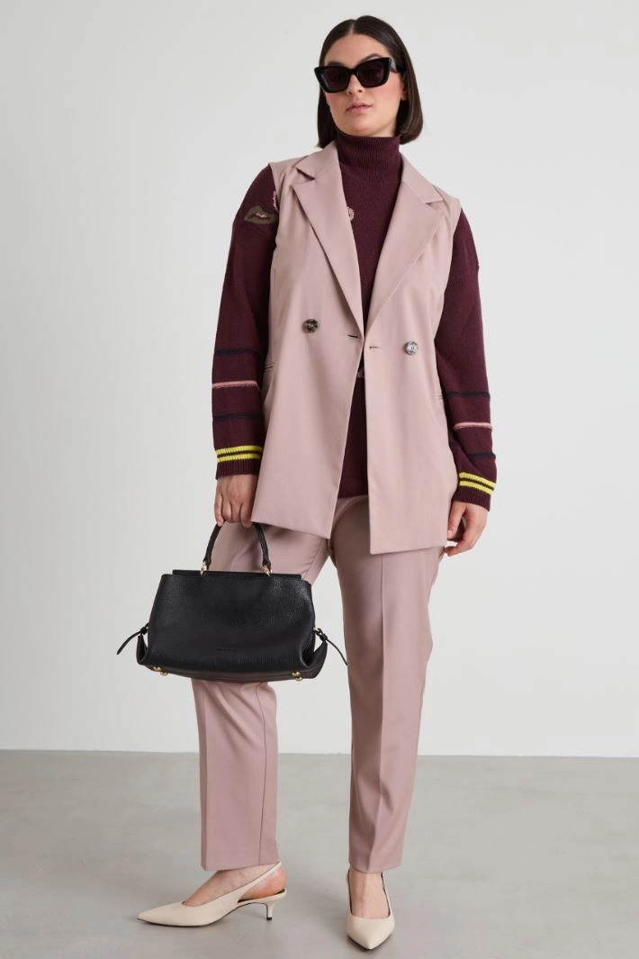 Twill gilet - LIGHT PINK